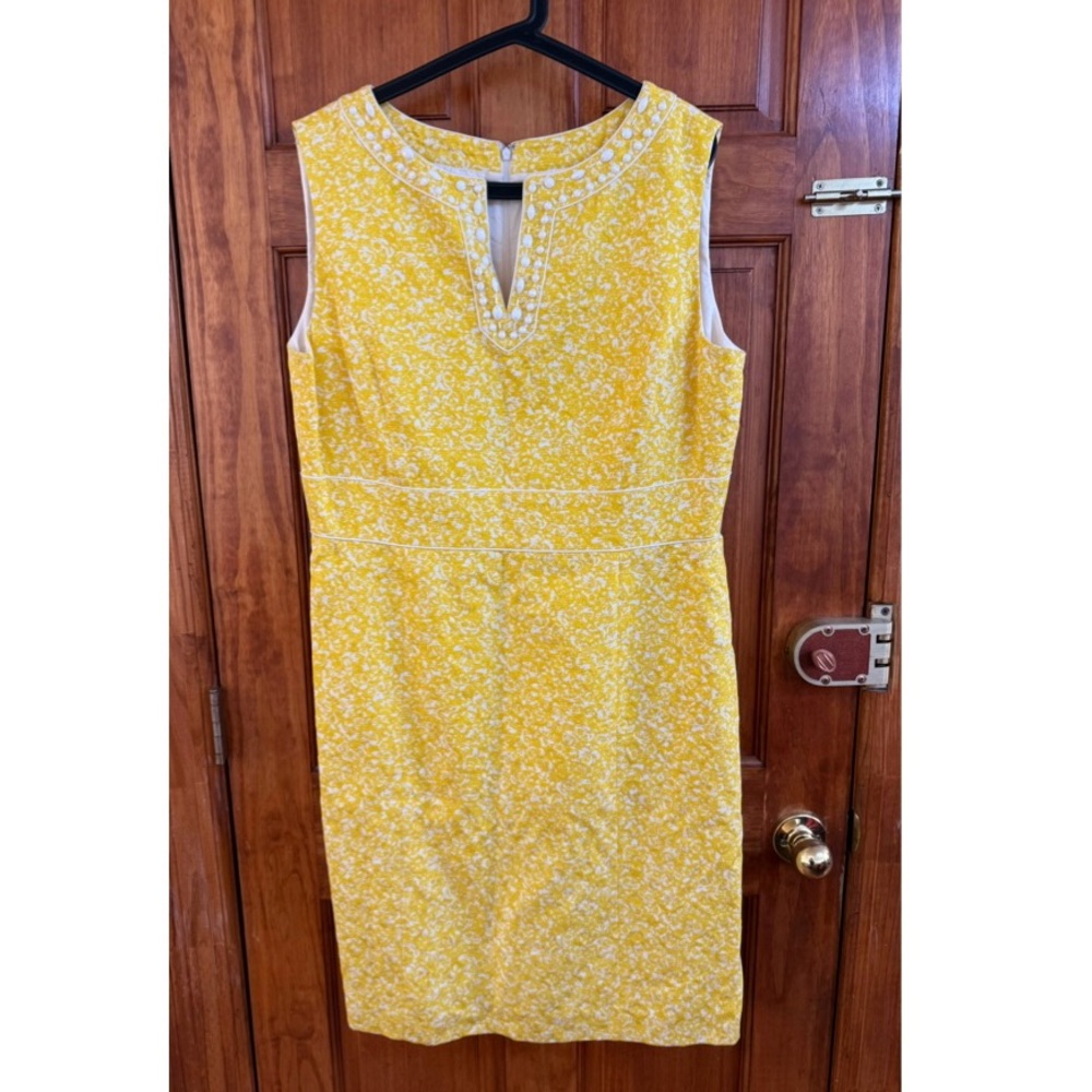 Yellow Sleeveless Dress